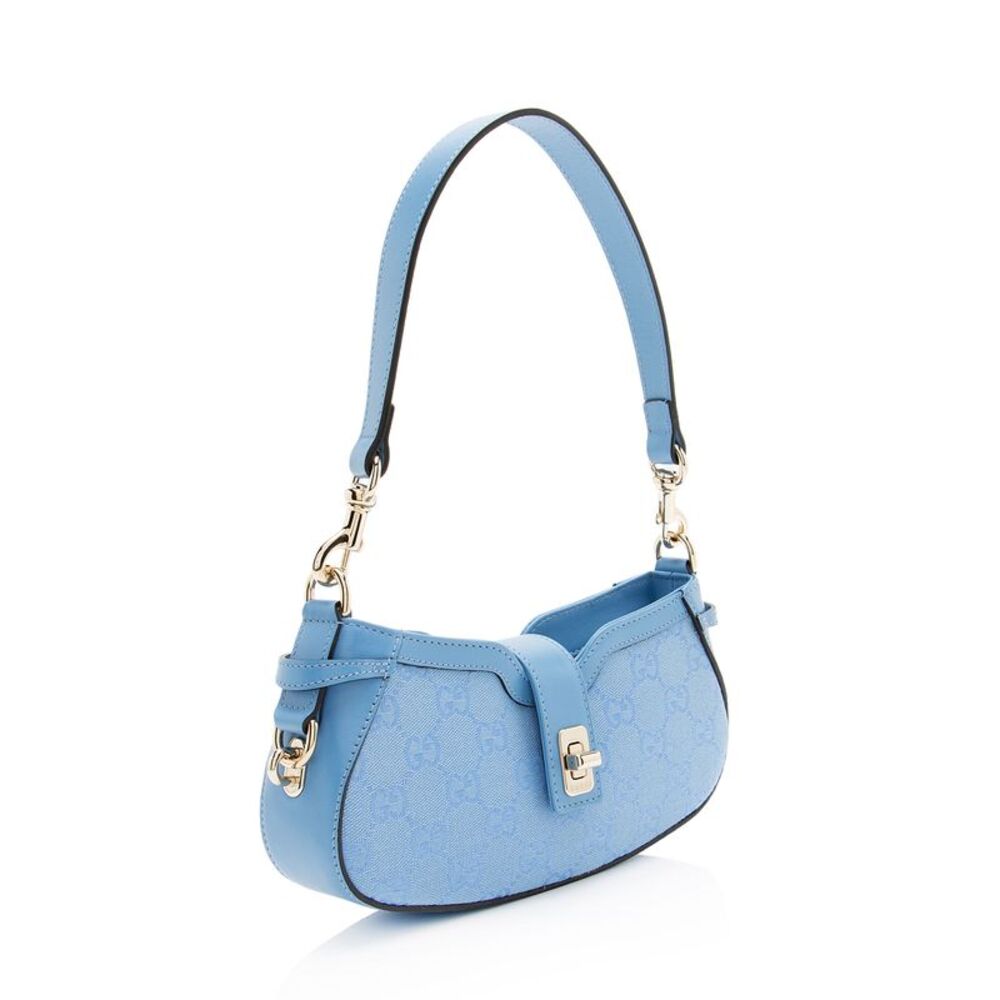 Gucci GG Canvas Moon Side Shoulder Bag - Picture 2 of 12